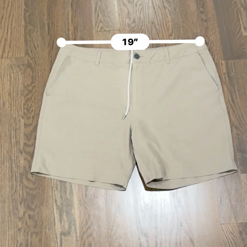 Faherty Mens All Day Belt Loop khaki Shorts size 40 E academia y2k preppy